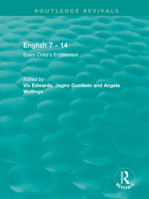 cover image of English 7--14 (1991)
